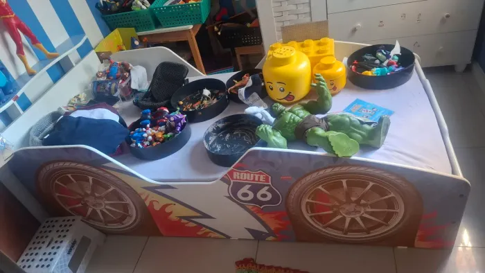 CAMA INFANTIL COM COLCHÃO
