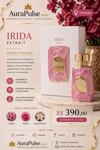 Perfume French Avenue Irida Extrait 100ml Original