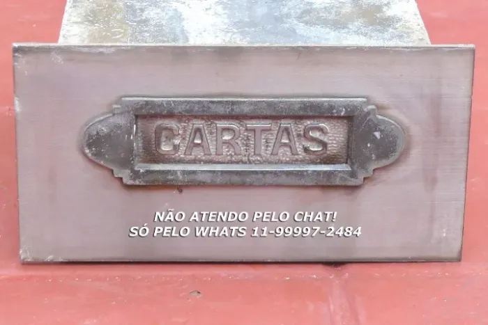 Caixa correspondências inox LEIA o anúncio