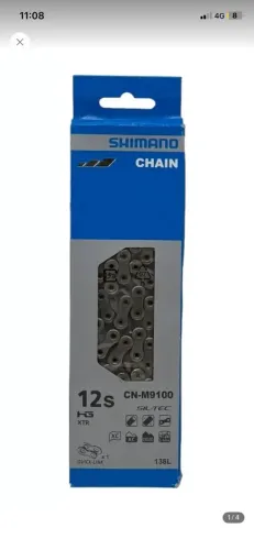 Corrente Shimano XTR 12 V Nova, sem uso