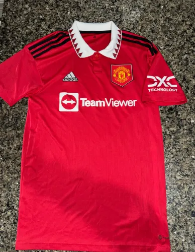 Camisa Manchester United Home 2022/23 Adidas Gola Polo