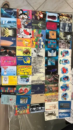 combo de 57 cartões telefônicos