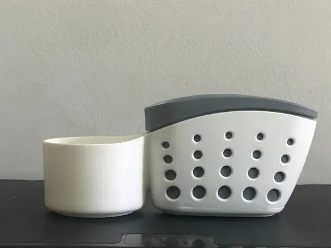 Dispenser para Esponja e Pote de Detergente, usado