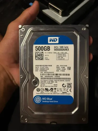 Kit 2 HDs Western Digital para PC Desktop - 500GB + 320GB SATA (3.5")