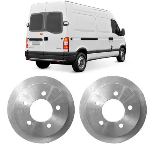 Disco Freio Renault Master 2002 a 2013 Traseiro Sólido