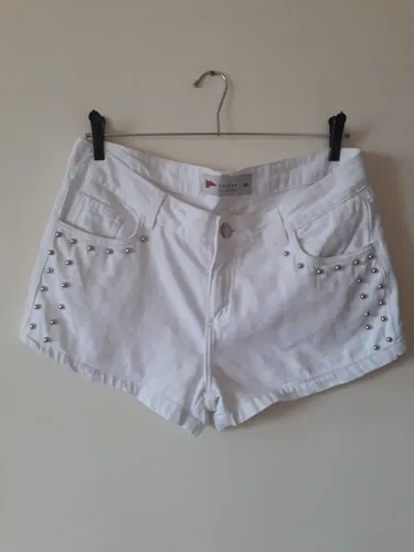 Short jeans branco (novo) | Tam 40