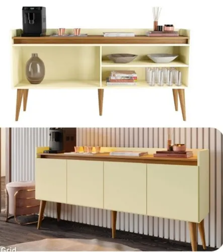 Buffet Gold de 4x portas novo montagem grátis valor 395,00 avista