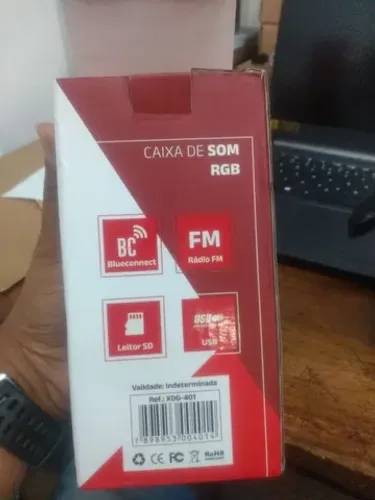 Caixinha de Som Rádio Portátil