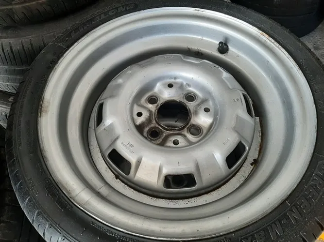 Roda de ferro aro 14 Prata Volkswagen Variant II 4x100