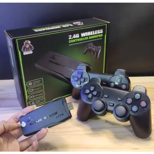 Game Stick Retro 4K Hdmi 2 Controles Sem Fio + De 15.000 Jogos