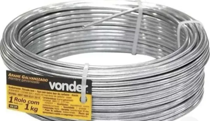 Arame Galvanizado 18,1.24 milímetros amarrar cercados,peças industriais e outros