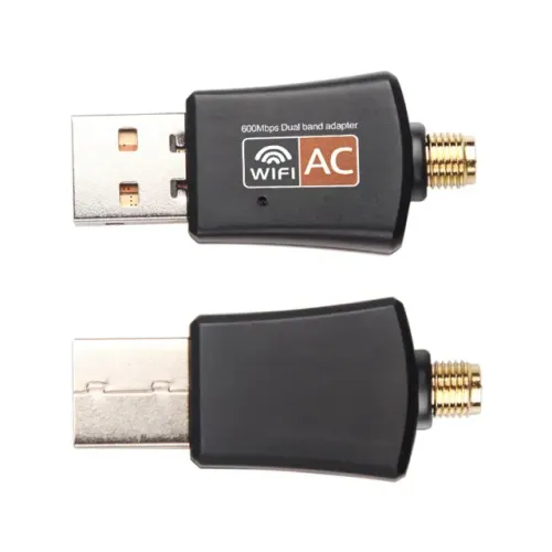 Recptor Wifi Com Antena, Banda Dupla, 600mbps, 2.4ghz, 5ghz,