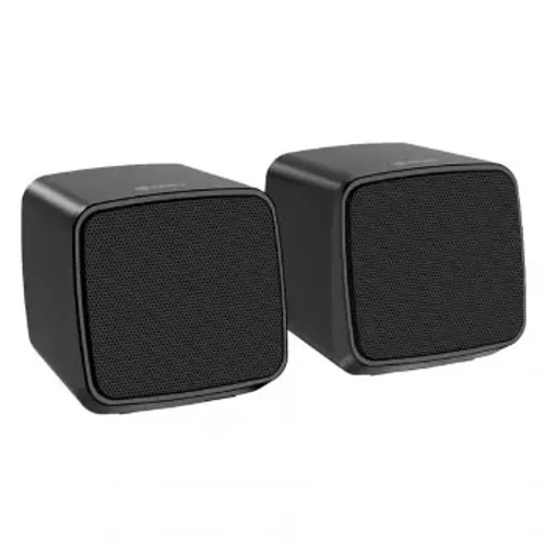 Caixa de Som C3Tech SP-40, Áudio 2.0, Conexão P2, 6W, Preta - SP-40BK