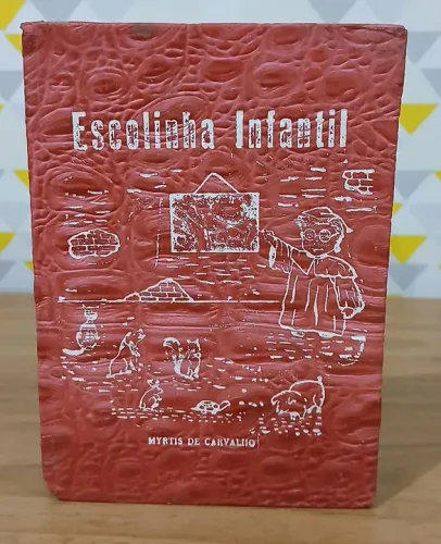 Livro escolinha infantil dicionário visual português X inglês myrtis de Carvalho 