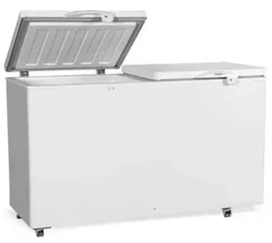 Freezer horizontal tampa cega HCED411 2 tampas - 411L - 220V
