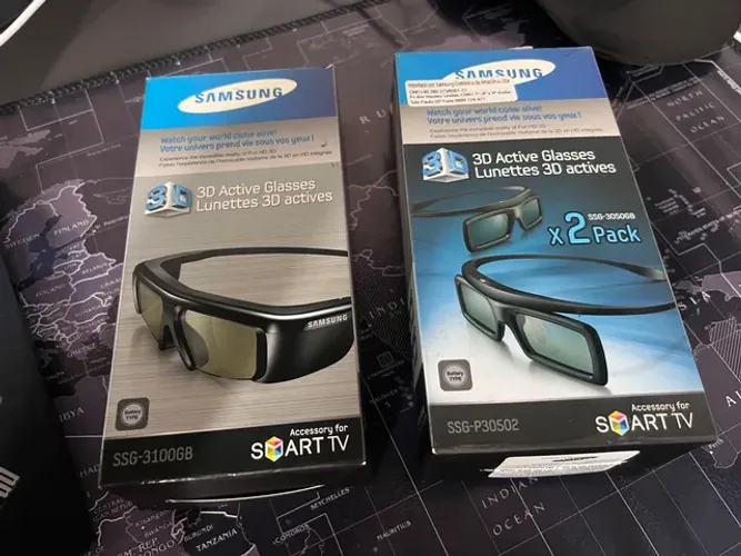 2 pares do Óculos 3D Samsung para TV