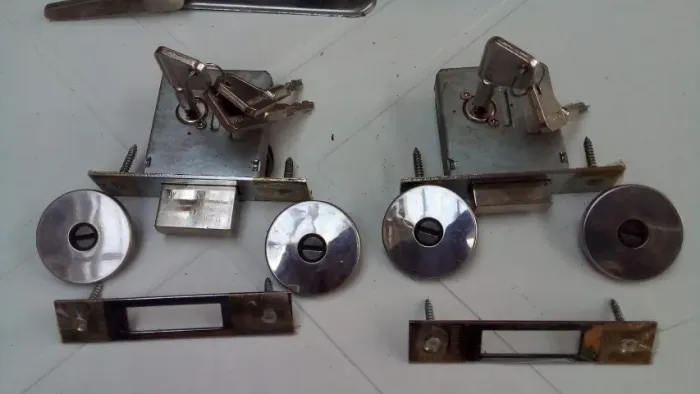 Fechadura Auxiliar Inox - Chave Tetra