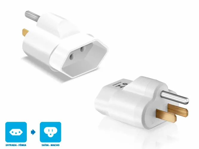 Adaptador de Tomada Tripolar Multilaser