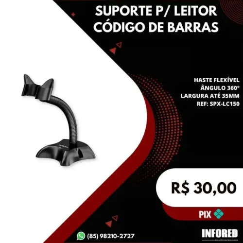 Suporte para leitor de código de barras (SPX-LC150)