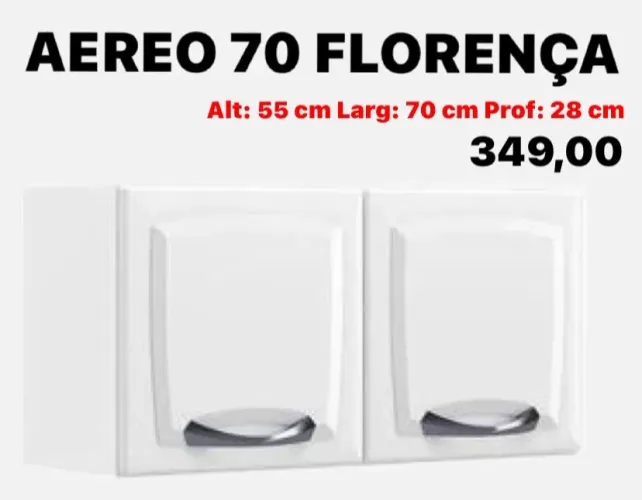 Armário Aéreo 2 portas aço Itatiaia 070 - ENTREGA HOJE !!!