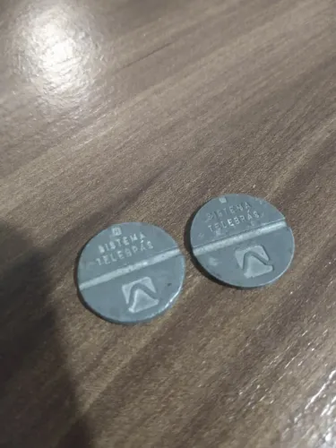 2 Fichas Telefônicas Sistema Telebras