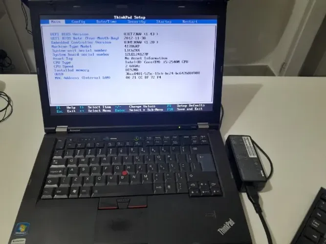 Notebook Lenovo T420 I5 Mem 8GB HD 240GB