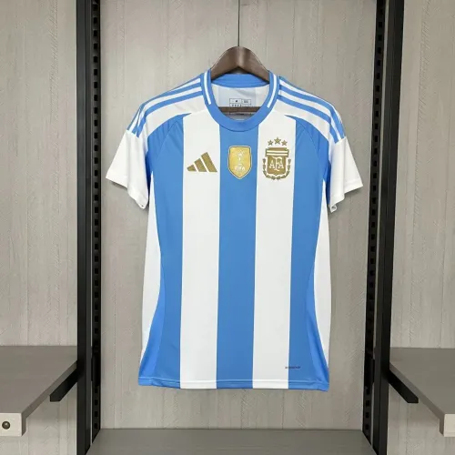 Camisa Argentina I 24/25 Torcedor Masculina Com Patch
