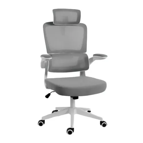 Cadeira Office Ergonômica Redragon Hela White and Gray C214-W, Suporta Até 130KG - WZetta
