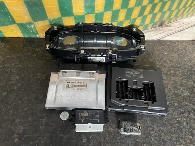Kit code injeção eletrônica vw virtus tsi 1.0 2019 automático med17.5.21