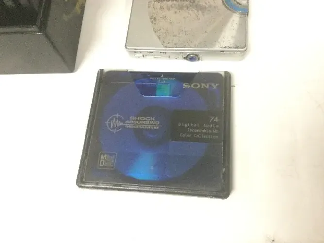 tocador de md panasonic + md sony