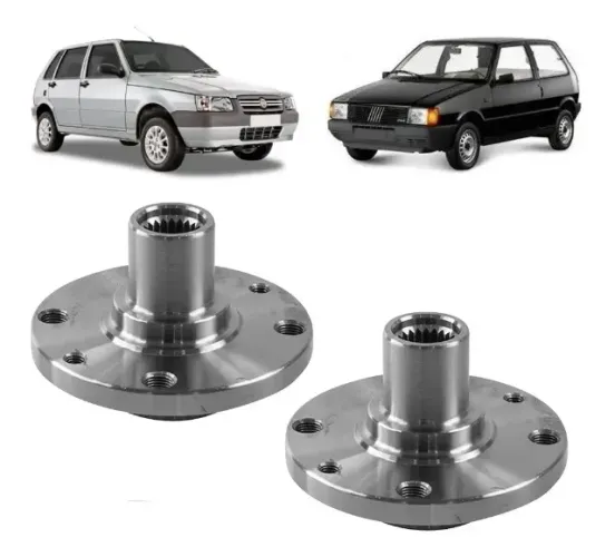 Par Cubo De Roda Dianteiro Uno Mille 1.0 Ex 98 99 2000 2001