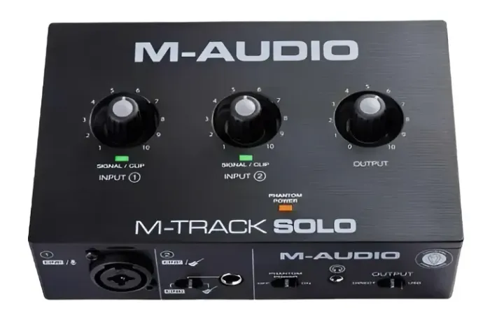 Interface M-Áudio Track solo NOVA