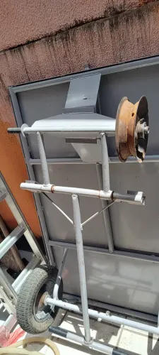 Carrinho plataforma 4 rodas