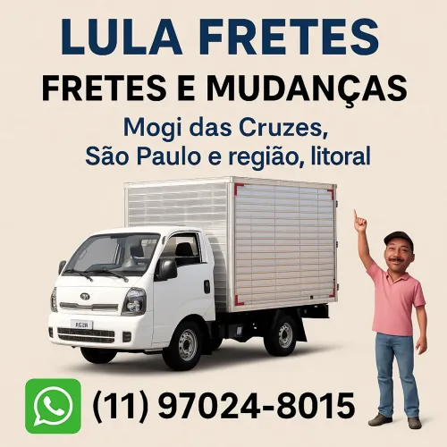 Fretes e mudanças, bras cubas, Mogi, São Paulo e litoral