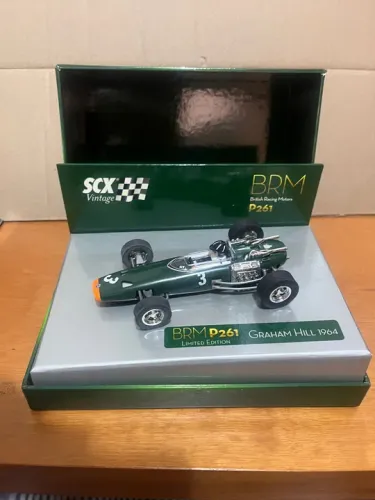 Carro de corrida BRM P261 Graham Hill 1964 - SCX Vintage