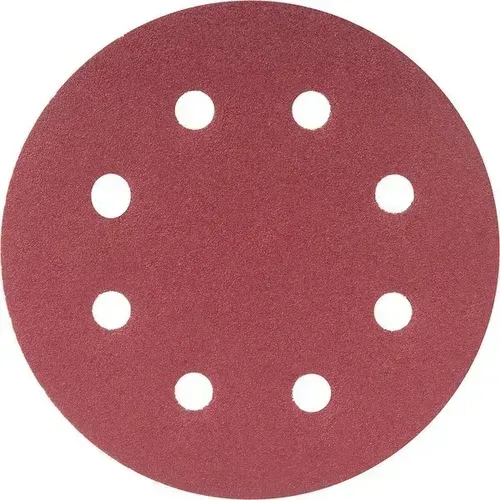JOGO DE DISCO DE LIXA BESTFER C/VELCRO 180MM 8 FUROS GRAO 100 C/10PCS