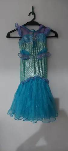 Fantasia Infantil Princesa sereia Ariel