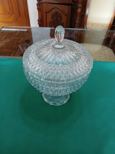 Compoteira de vidro 