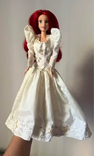 Boneca Ariel Noiva 