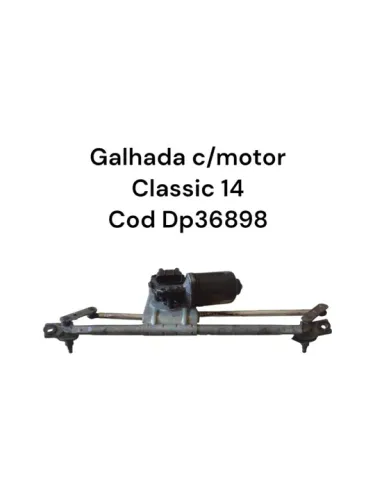 Motor do limpador de parabrisa Gol G4 Classic 14