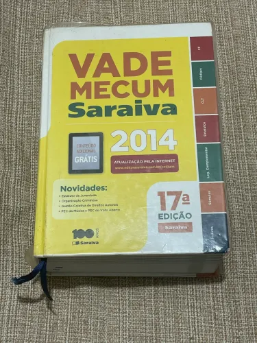 Vade Mecum Saraiva 2014 - 17ª Edição (Conservação Ótima)