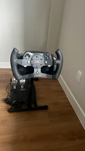 Volante Logitech G920 + Cockpit Ajustável + Volante Fórmula Extreme - Excelente Estado!