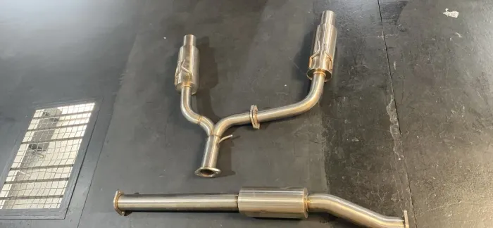 Escapamento Rally EXHAUST AXLE black LANCER EVO X
