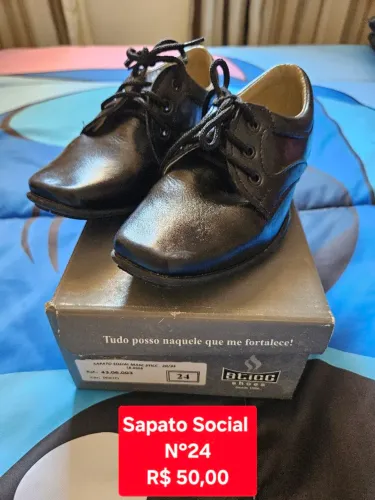 Sapato Social Infantil Aticc - N°24