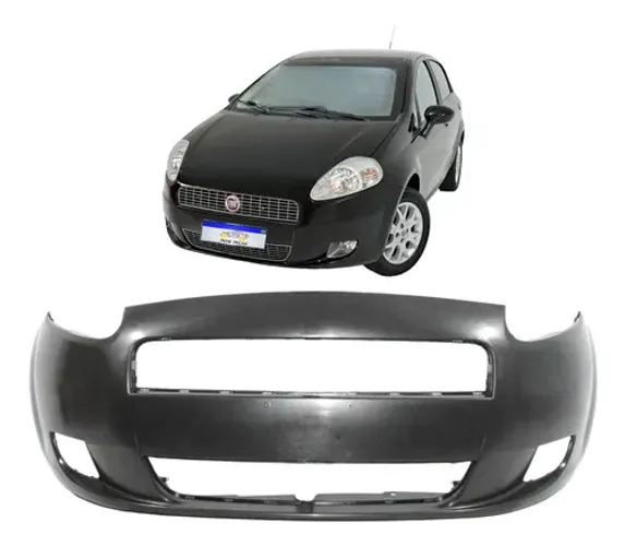 Parachoque Fiat Punto 2008 2009 2010 2011 2012 Novo Preto