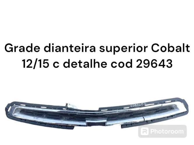 Grade dianteira Cobalt 12/15 com detalhe