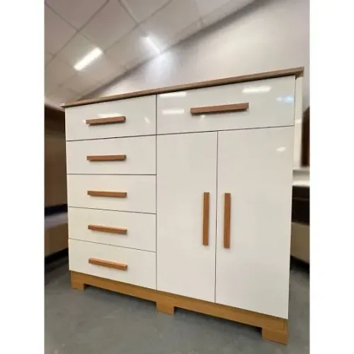 Cômoda com sapateira dupla Xangai 124CM - FRETE GRÁTIS 