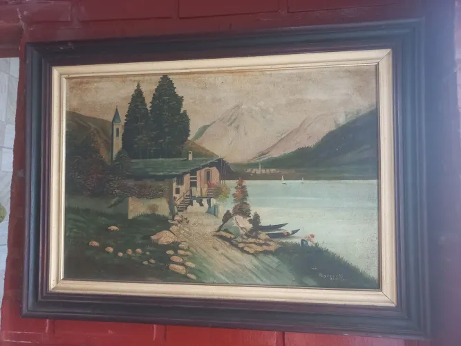 Linda tela feita pelo pintor italiano Pagnanelli