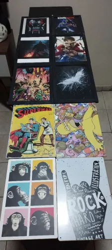 10 Quadros/Placas Por R$70