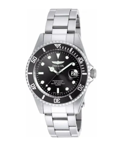 Invicta Relógio masculino 8932OB Pro Diver Analógico quartzo prata